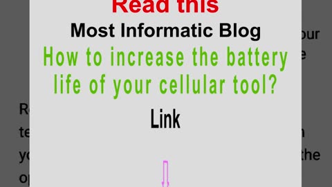 How to increase the battery life of your cellular tool?