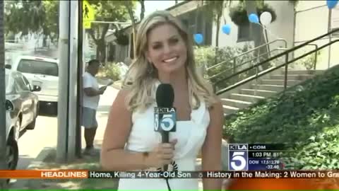 Reporter Makes Kid, 4, Cry Missing His Mom on TV, Courtney Friel Makes Pre K Student Cry -VIDEO