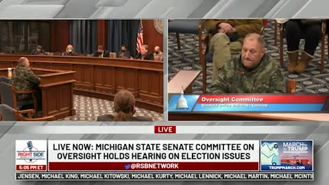 Witness #53 testifies at Michigan House Oversight Committee hearing on 2020 Election. Dec. 2, 2020.