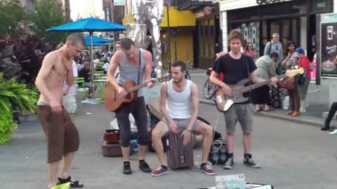 Brothers Moving "Minnie The Moocher" - Street Performers