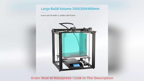 ☄️ CREALITY 3D Ender-5 Plus 3D Printer Dual Yaxis Motors BL Touch Glass Build Plate Power off Resume