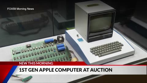 July 17, 2024 - First Generation Apple Computer Owned by Steve Jobs Up for Auction