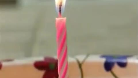 candle reverse burning