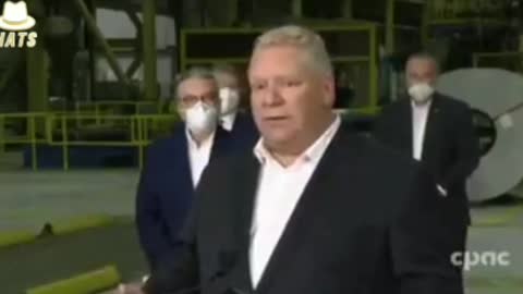 Canadian politician Doug Ford admits the Convid vaccines don't work.