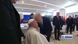 Biden Gets ROASTED For Weird Way He Greeted The Pope