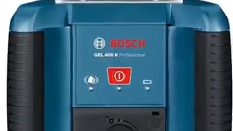 Bosch Professional Rotationslaser GRL 400 H (Ein-Knopf-Bedienfeld, Nivellierlatte GR 240, Stativ)