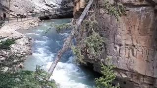 Beautiful banff national park hiking