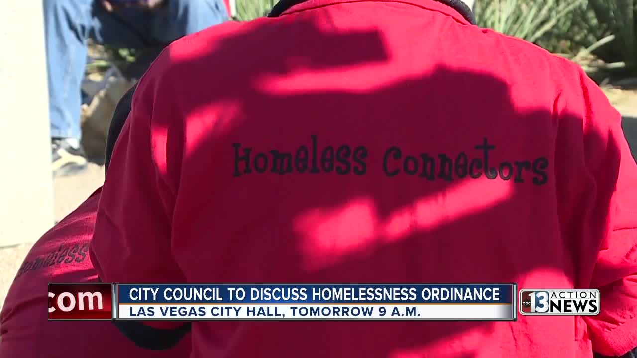 Las Vegas City Council to discuss homeless ordnance on Wednesday