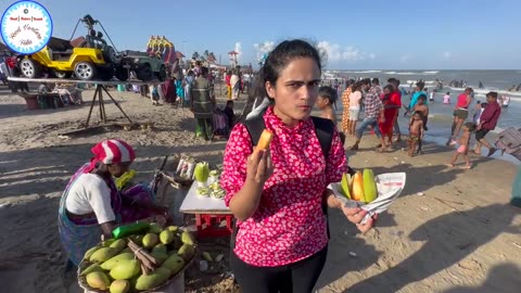 Velankanni Beach Beautiful Tourist Destination in Tamilnadu _ Games at the Beach _ Spiral Potato 😍🔥-