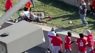 Video of Heroic Kansas City fans tackling one of the shooters.