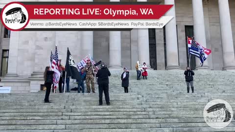 Third National Stop the Steal Rally: Olympia Washington State Capital