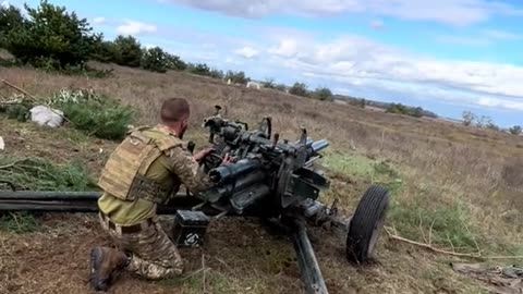 Ukrainian Armed Forces’ automatic mortar “Vasilyok” exploded