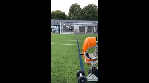 Great goalkeeper saves from a young talent
