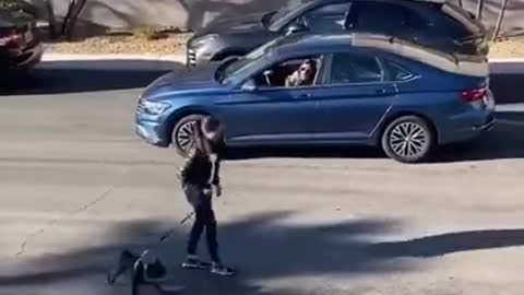 Woman Struggling To Parallel Park Has A Hilarious Twist