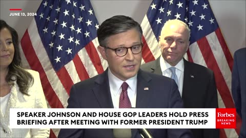 Speaker Johnson Asked Point Blank: Does Trump Want You To Continue As Speaker After 2024 Election?