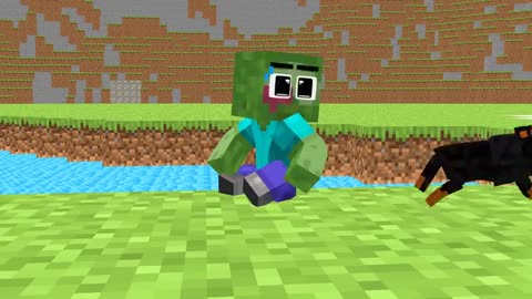 minecraft animation_ Creeper Giant - Shorts ‎@Minecraft Family