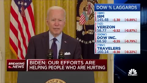 President Biden's full remarks on U.S. economic recovery and April jobs report