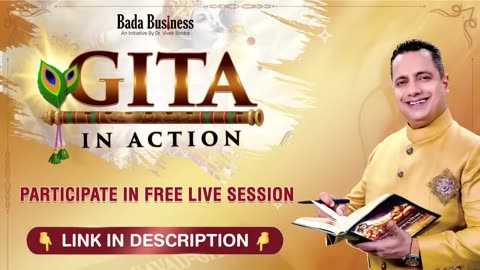 6th Episode - How to Overcome Negative Emotions _ #GitaInAction _ Dr Vivek Bindr
