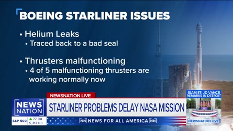 Boeing Starliner crew isn't in danger: Ex-astronaut | NewsNation Live