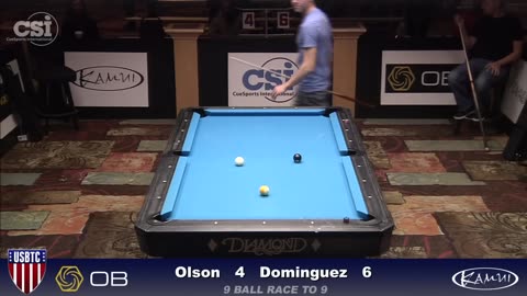 Olson vs Dominguez PART 1 ▸ 2015 US Bar Table 9-Ball Championship