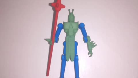 Custom Micronauts Bug 3.75 Inch Nylon Articulated Action Figure New Marvel Comics