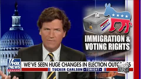 See Tucker Carlson's Powerful Monologue on Voter Replacement