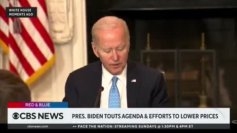 Biden: "To the companies running gas stations and setting those prices at the pump, bring down prices you're charging at the pump ... do it now! Do it now!"