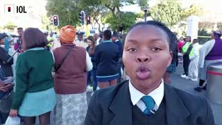 Learners Protest Outside Parliament