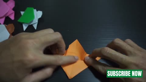 easy origami animal ll cara buat kertas lipat origami kura kura