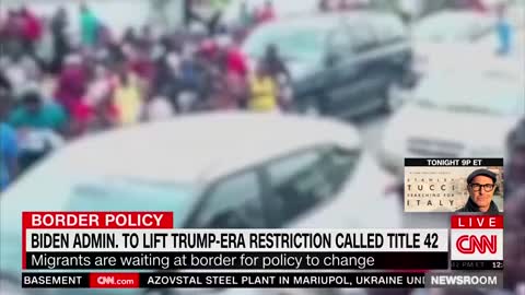 CNN: "About 5,000 migrants are waiting in Nuevo Laredo, Mexico alone for Title 42 to lift."