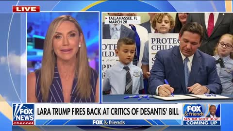 Lara Trump fires back critics of Ron DeSantis' PARENTAL RIGHTS bill