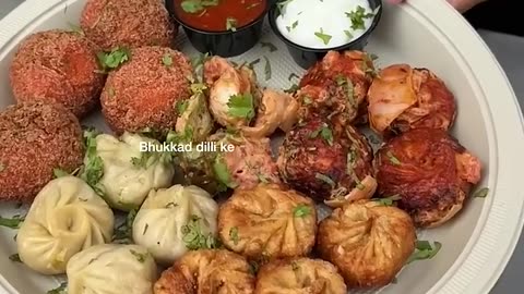 Indian famous momo and many types of momo.