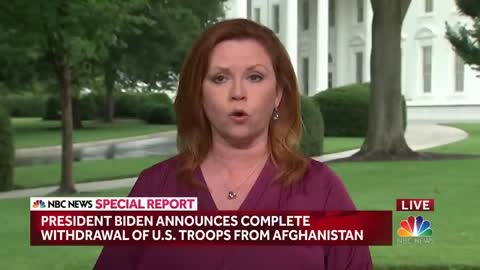 Biden Acknowledges Challenges of Pulling U.S. Troops Out of Afghanistan