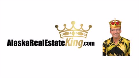 Alaska Real Estate King Drawn Logo Long