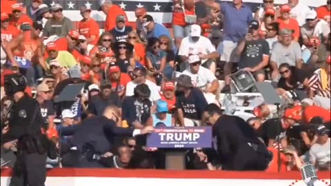 SHOTS FIRED TO TAKE OUT DJ TRUMP AT PA RALLY