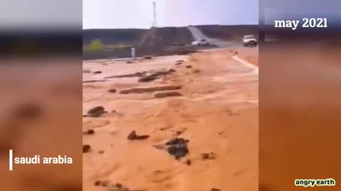 Flood Desert Saudi Arabia 5/30/21