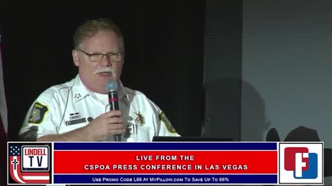 Sheriff Dar Leaf at CSPOA Convention in Las Vegas, NV