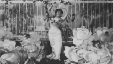 The Fairy of the Cabbages (1896 Film) -- Directed By Alice Guy -- Full Movie