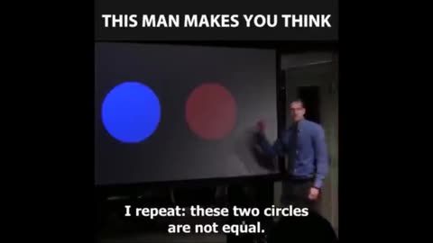 Which circle is bigger