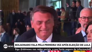 Bolsonaro vows to 'follow the Constitution' but DOES NOT concede.