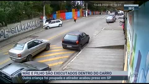 Mãe e filho de um ano são assassinados a tiros em São Paulo | SBT Brasil
