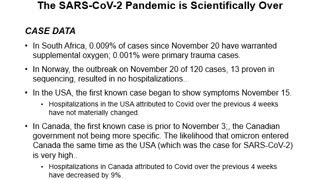 December 2021: The Omicron virus proves the SARS-CoV-2 pandemic is over