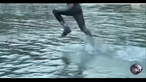 irst Ever Man “Caught ” Walking on Water
