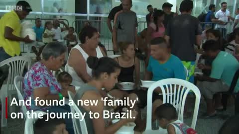 The Venezuelans making a new life in Brazil - BBC News