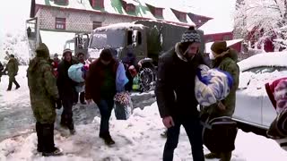 Truckers trapped in Chile snowstorm rescued