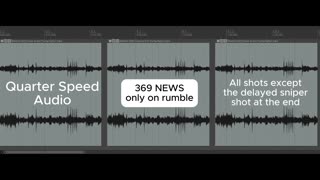 Donald Trump Assassination Audio Initial Gunshots in 3 Different Speeds