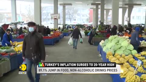 Turkey's inflation surges to 20-year high | 89.1% jump in food prices | World Business Watch | WION