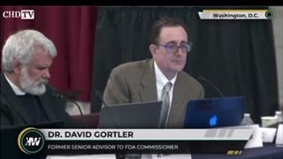Dr. David Gortler, pharmacist, pharmacologist. former senior advisor to FDA commissioner.