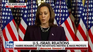 Kamala Harris: Israel has right to defend itself, serious concern over suffering in Gaza