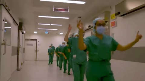 More choreographed dancing pandemic nurses...enjoy!